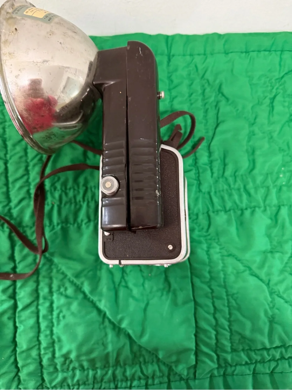 Kodak Brown and Silver Twin-Lens Camera with Flash